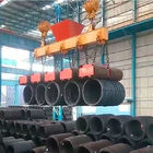 Rectangular Hoist Electric Lifting Magnets Several Coils Lifted Simultaneously