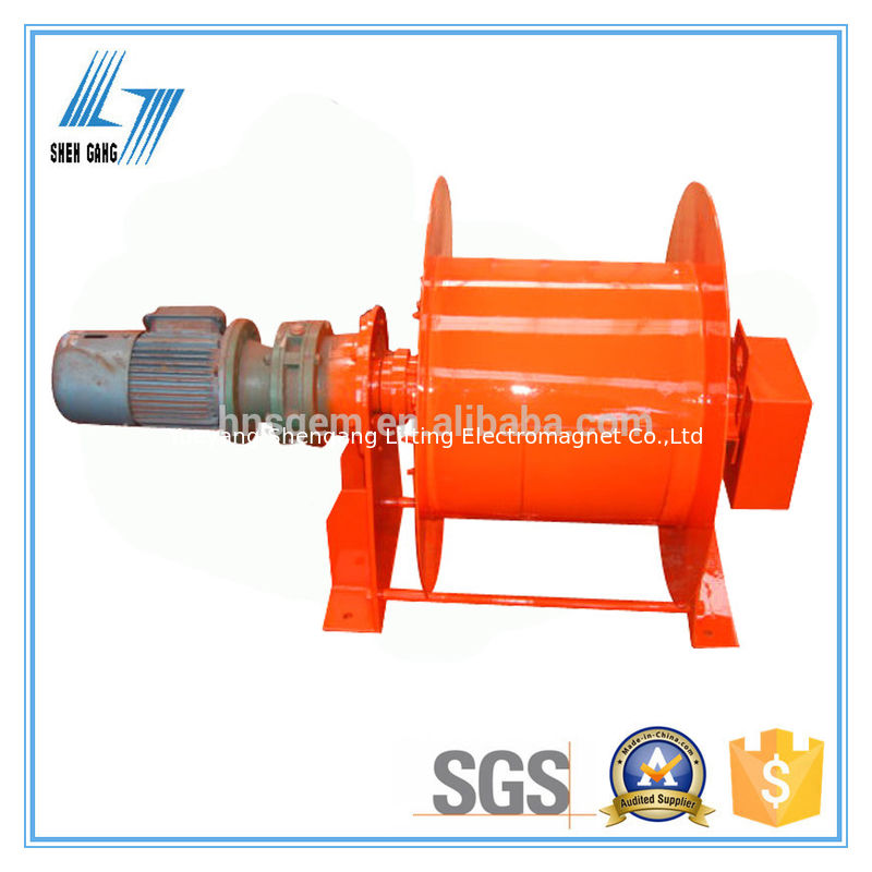 Magnetic Coupling Type Steel Cable Winding Drum 100m